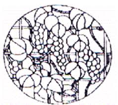 See more ideas about grapes, pattern, stained glass patterns free. W D Grape Trellis Circle Stained Glass Window Pattern Whittemore Durgin Stained Glass Supplies