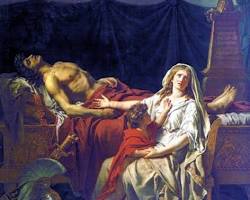 Image of Andromache wife of Hector Iliad classical art