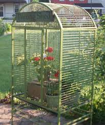 Bird Cage On Wheels Huge Fresh Green Vintage Bird Cage On Wheels Repurposed For Plant Display On Porch Or In Garden 175 00 Vintage Bird Cage Plants Vintage Birds