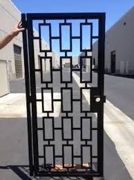 Porte Contemporain Moderne En Metal Porte Custom Art Pietons Etsy Portes Contemporaines Portes En Fer Plafond Design