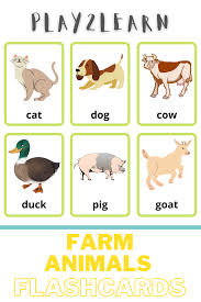 Farm Animals Flashcards English Pdf File Printable Etsy In 2021 Toddler Learning Activities Flashcards Animal Flashcards