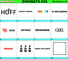 Math riddles tests your iq with mathematical puzzles. Dingbats Quiz 39 Find The Answers To Over 700 Dingbats Words Up Games