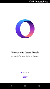 Opera mini allows you to browse the internet fast and privately whilst saving up to 90% of your data. Opera Touch The Fast New Browser With Flow 2 3 7 Apk Download