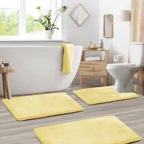 Mediterranean rugs teal rug yellow rugs sweet home collage apartment interior design patterned carpet mellow yellow bright yellow. Yellow Gold Bath Rugs Mats Bathrooms You Ll Love In 2021 Wayfair
