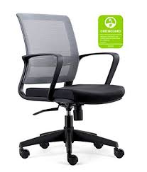Chairlin Adjustable Ergonomic Computer Office Chair A Modern Mid Back Swivel Chair For Executive Conference Task Visto Chair Office Chair Ergonomic Desk Chair
