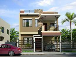 25 Fabulous Two Storey House Designs For Romantic Young Families Teracee 2 Storey House Design Philippines House Design 2 Story House Design