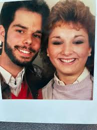 My wife Karyn and I when we were leaving to my high school prom in 1984.