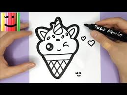 Comment Dessiner Et Colorier Une Glace Licorne Trop Mignonne Coloriage Pour Enfants Youtube