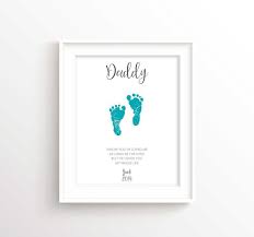 Birthday Present Birthday Gifts For Dad From Son Footprint Gifts For Dad Birthday Gift Ideas For Husband First Etsy Fathers Day Crafts First Fathers Day Gifts Dad Birthday Gift