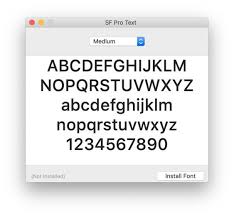 Install The San Francisco Sf Font Pack On Mac Fonts For Mac Moodboard App Font Packs