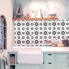 Our kitchen tiles at b&q are designed to be resistant to spillages and wear and tear, making tiling your kitchen an ideal option when it's time to renovate. Sirface Victorian Black White Tile Decals Tile Stickers Set For Kitchen And Bathroom Pack Of 24 Different 6x6 Inches 15x15 Cm Amazon Co Uk Home Kitchen