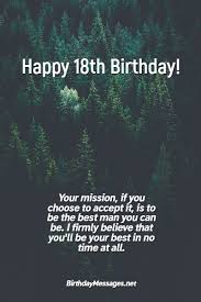 18 is even more superb. 18th Birthday Wishes Quotes Birthday Messages For 18 Year Olds