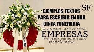 Frases Para Una Corona De Flores Para Funeral Palabras De Condolencia Coronas Flores Funerarias