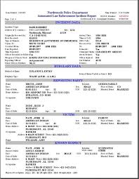 Police Report Template Police Report Incident Report Report Writing