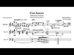 Con Amore By Michael Patti W Score Reduction Youtube