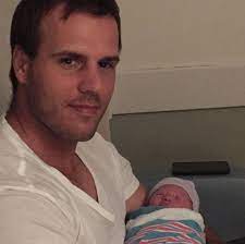 David krejci is a 35 year old czech ice hockey player. David Krejci Holding His Newborn Daughter Elina 3 Nhl Players Hockey Wife Wife And Girlfriend