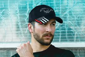 Mustang Trucker Hat Ford Mustang 6-Panel Stars Stripes Cap Official Ford  Branded