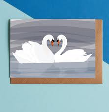 Official account for swans, m.gira & young god records. Swans Wedding And Anniversary Greeting Card Free Uk Delivery