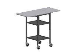 Retail folding table on wheels. Rolling Folding Table