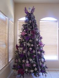 Black And Silver Christmas Tree Decorations Our Purple And Silver Christmas Tree 2011 Purple Christmas Tree Purple Christmas Purple Christmas Decorations