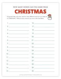 Our word scrabmle maker allows you to add images, colors and fonts to generate your own professional looking word scramble puzzles for kids or adults! How Many Words Can You Make Out Of Christmas Free Printable Game