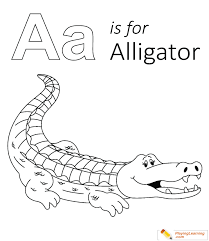 Kids songs, shows, crafts, activities, and resources for teachers & parents! A Is For Alligator Coloring Page Free A Is For Alligator Coloring Page