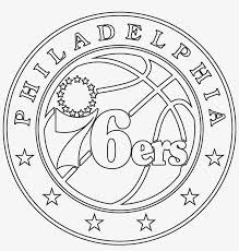 At present the sixers can boast of having an impressive collection of primary, alternate and secondary logos. Philadelphia 76ers Logo Stencil Philadelphia 76ers Logo Drawing 2400x2400 Png Download Pngkit