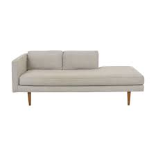 45 Off West Elm West Elm Monroe Mid Century Chaise Lounger Sofas