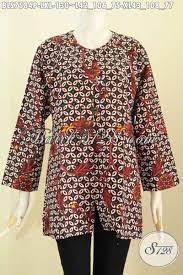 Model atasan batik wanita unik. Model Baju Atasan Batik Wanita Lengan Panjang Modern Toko Batik Online 2021