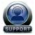 White Service Desk Icon