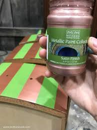 How To Paint Furniture With Modern Masters Metallic Paint