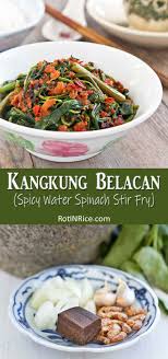 Guna je daun bawang tu pun boleh. Resepi Kangkung Goreng Belacan Che Nom