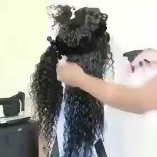 How To Maintain Deep Wave Curly Virgin Hair Deep Wave Hairstyles Unprocessed Hair Hair Mousse