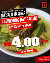 Syira Azmi On Twitter Good News Utk Warga Shah Alam Sempena Launching Itik Salai Masthar Di Junction 11 Shahalam Ada Promosi Launching Day Rm4 Plate Tomorrow Tell Your Friends And Rt This