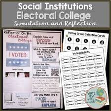 The Electoral College Can Be Tricky To Understand So This Simulation Makes It Easy For High School S Electoral College Teaching Teens Social Studies Resources