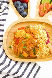 These tenders are based on years of cooking chicken schnitzel for my kids — and they are so crispy without frying. Fruity Chicken Curry For Kids Healthy Little Foodies