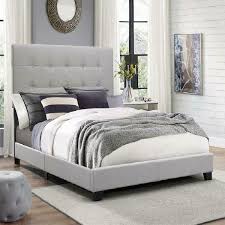 Full with pillow headboard 55.5 x 83.75 x 42 in. Crown Mark 5270gy Q Bedroom Florence Queen Hbfbside Rail Panel Bed For Sale Online Ebay
