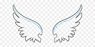 Unicorn is a legendary character and it has large spiraling horn. How To Draw Angel Wings In A Easy Bird Wings Drawing Hd Png Download 678x600 2306974 Pngfind