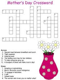 Crossword puzzles are for everyone. Mother S Day Crossword Puzzle