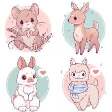 I haven't done any anime animals lately so here is one that was suggested by a member. Most Current Pic Most Endangered Species Popular Cute Kawaii Drawings Cute Animal Drawings Cute Kawaii Animals