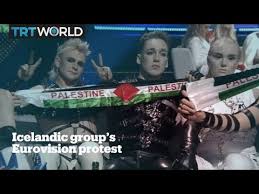 Eurovision 2019 iceland is opening the palestine flag. Icelandic Band Protests Israel At Eurovision Youtube