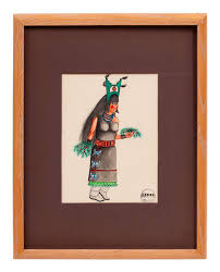 untitled, portraits of Pueblo dancers Lot 152