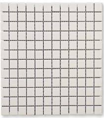 They arrive safe or get replaced. Bathroom Floor Tile White Unglazed Porcelain 1 Inch By 1 Inch Mosaic