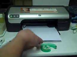 Printing A Test Page Hp Deskjet D2460 Hp Printer Support Youtube