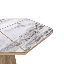 Evolve Dining Table With Marble Tabletop Marble Table Marble Tables Living Room Marble Table Top
