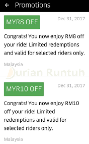 Uber malaysia promo & discount codes 2020; Uber Promo Code Rm10 Rm8 Free Rides Discount Offer In Malaysia Until 31 December 2017