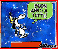 Buon Anno A Tutti Gif Animata Snoopy Immagini Snoopy Natale Divertente