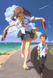 Illustration Anime School Girl Anime Summer Anime