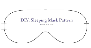 These 5 free face mask patterns use easy to find fabrics and can be sewn up in just a few minutes. Diy Sleeping Mask Sleep Mask Mask Template Printable Mask Template