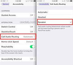 How To Enable Speaker Phone Mode To Be Automatically On For All Calls On Iphone Phone Speaker Iphone Speaker Iphone